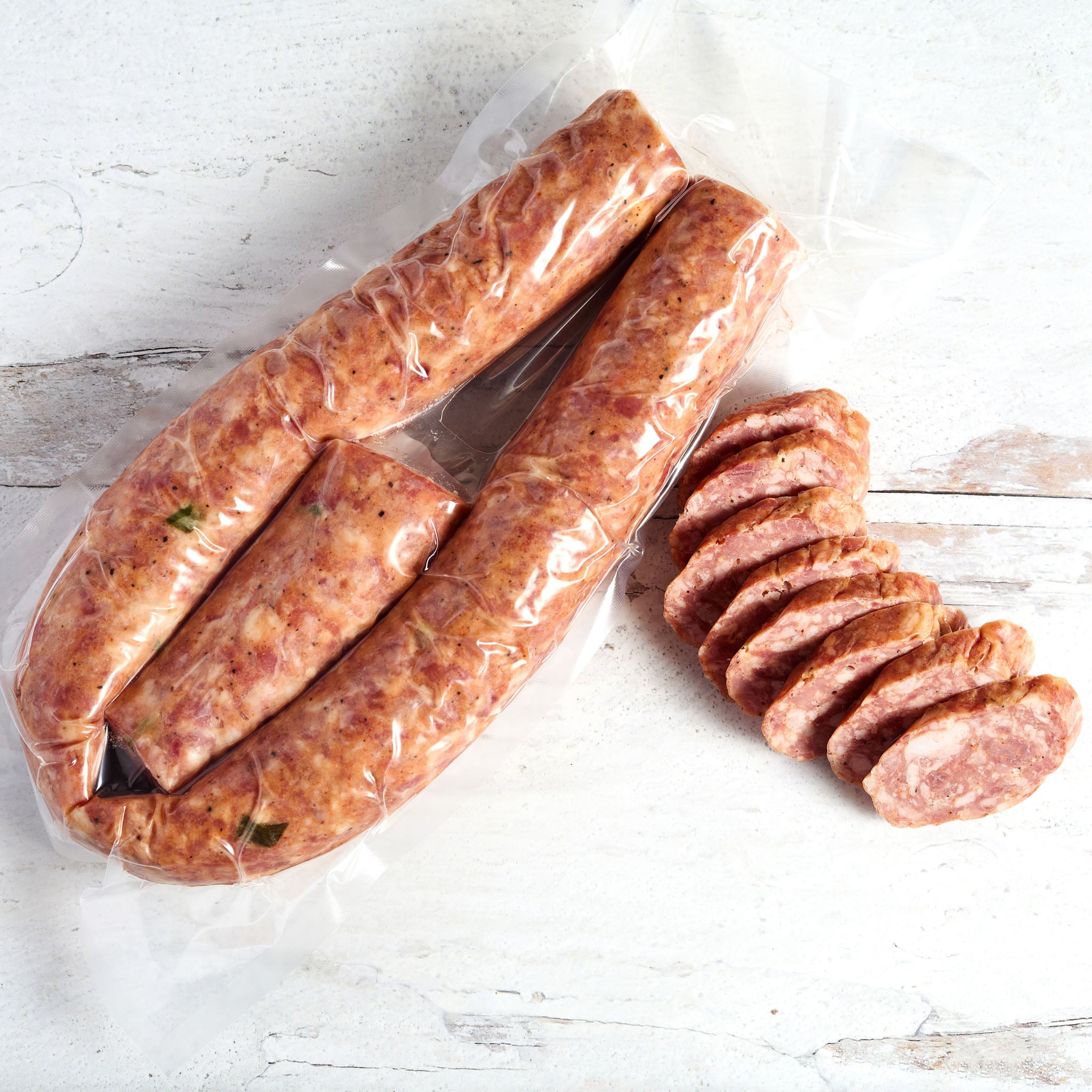 Green Onion Smoked Sausage – Creole Country Sausage
